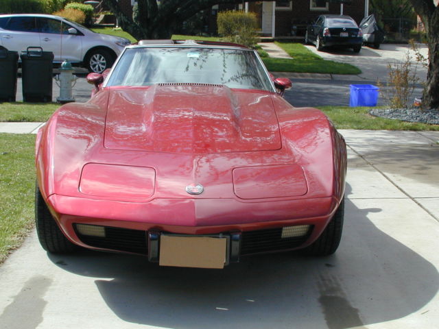 1976 Red Metallic Chevrolet Corvette Coupe