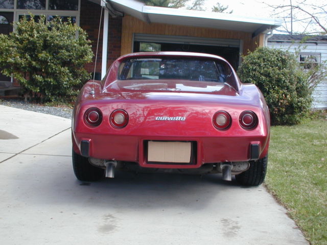 1976 Red Metallic Chevrolet Corvette Coupe