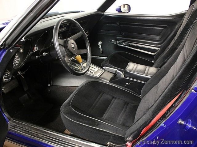 1976 Blue Chevrolet Corvette Coupe