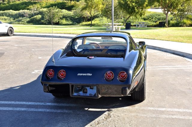 1976 Black Chevrolet Corvette