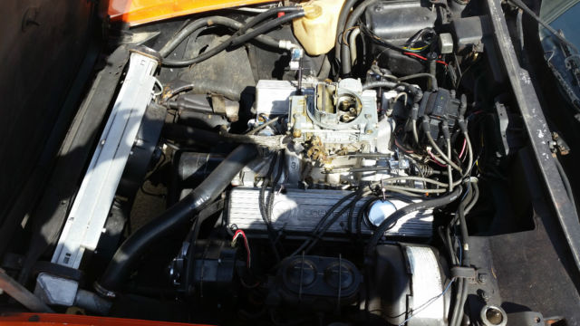 1976 Orange Chevrolet Corvette Coupe