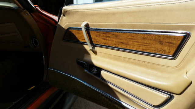 1976 Orange Chevrolet Corvette Coupe