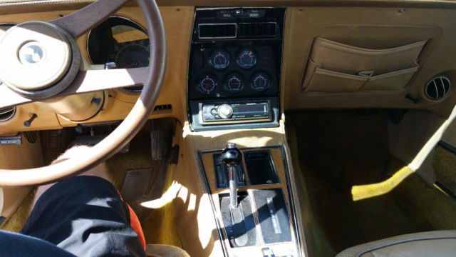 1976 Orange Chevrolet Corvette Coupe