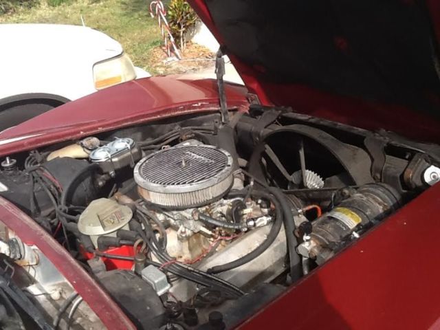1976 Burgundy Chevrolet Corvette Coupe