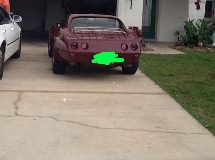 1976 Burgundy Chevrolet Corvette Coupe