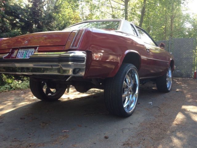 1976 Burgundy Oldsmobile Cutlass Coupe