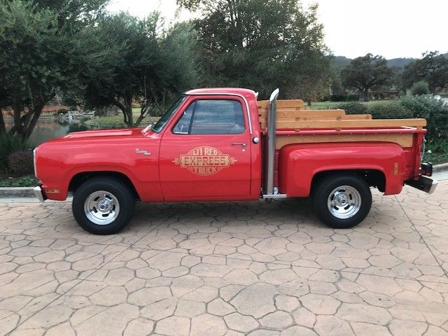 1976 Red Dodge Other Pickups Standard Cab Pickup