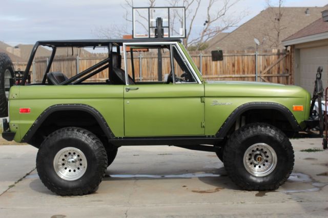 1976 Army Green Ford Bronco SUV