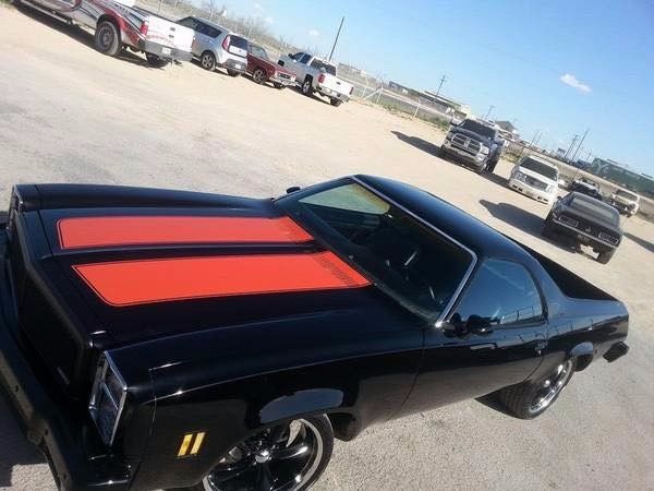 1976 Black Chevrolet El Camino