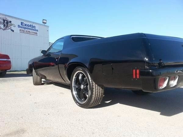 1976 Black Chevrolet El Camino