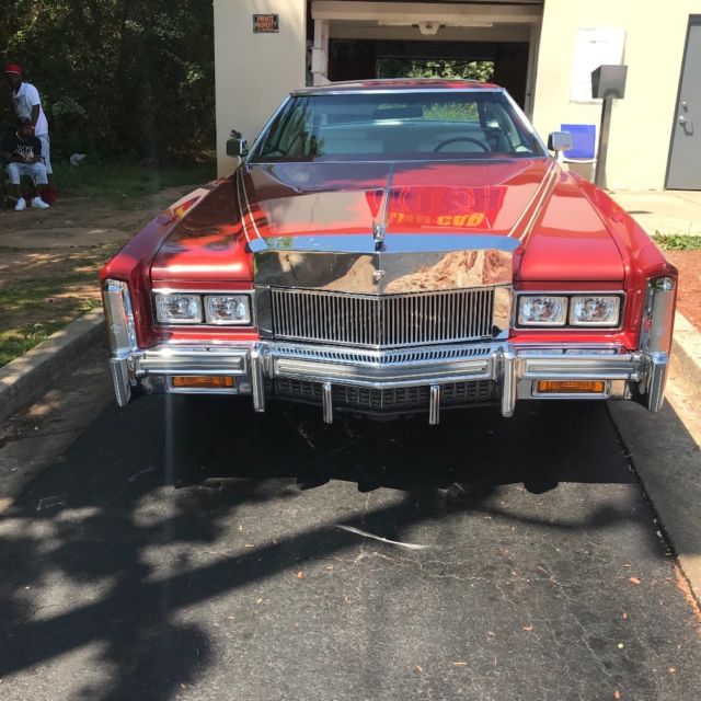 1976 White Cadillac Eldorado Coupe