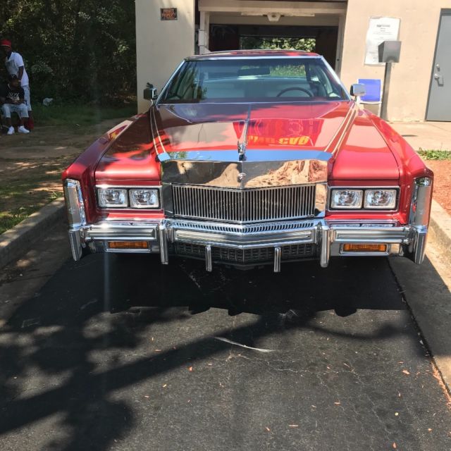1976 White Cadillac Eldorado Coupe