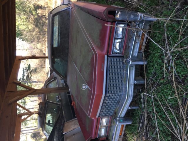 1976 Red Cadillac Eldorado Convertible