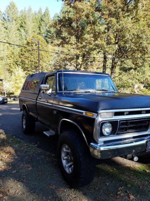 1976 Black Ford F-250