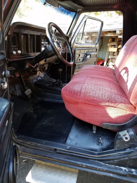 1976 Black Ford F-250