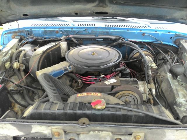 1976 Blue Ford F-350 regular cab