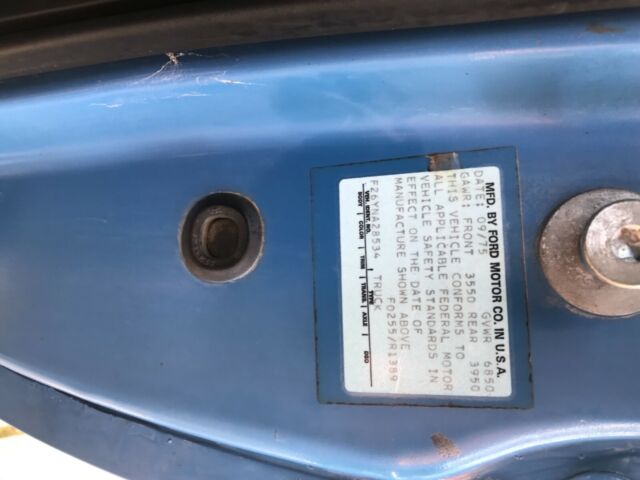 1976 Blue Ford F-250 Standard Cab Pickup