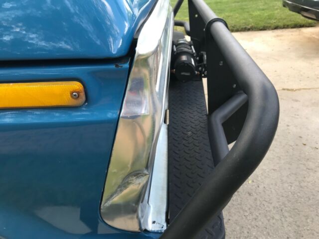 1976 Blue Ford F-250 Standard Cab Pickup