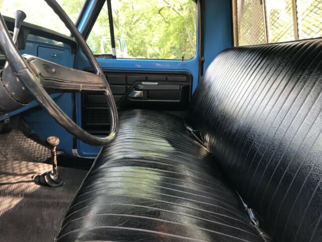 1976 Blue Ford F-250 Standard Cab Pickup