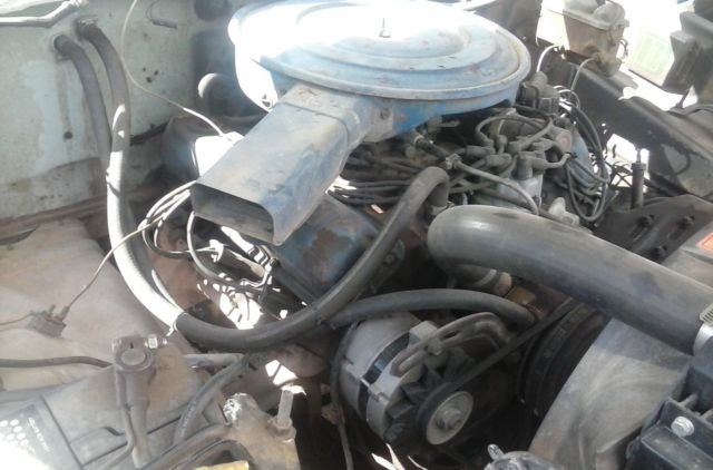 1976 sky blue Ford F-250