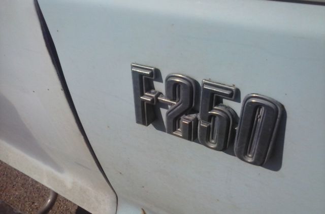 1976 sky blue Ford F-250