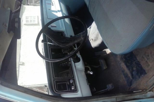 1976 sky blue Ford F-250