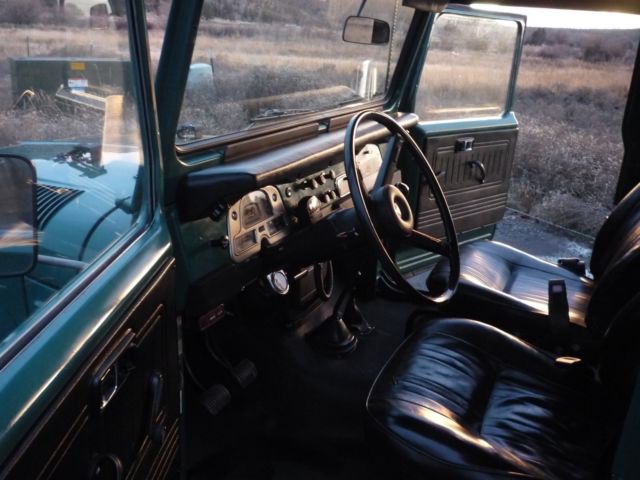 1976 Green Toyota Land Cruiser Convertible