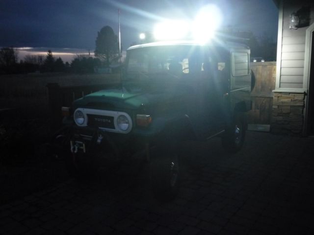 1976 Green Toyota Land Cruiser Convertible
