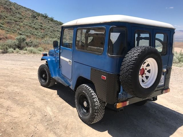 1976 Blue Toyota Land Cruiser