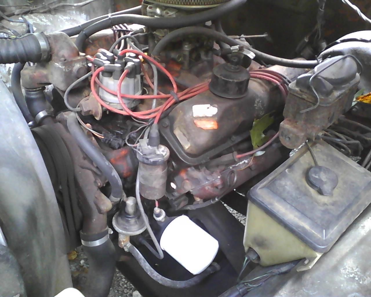 1976 Orange/White Ford F-350 Box Truck