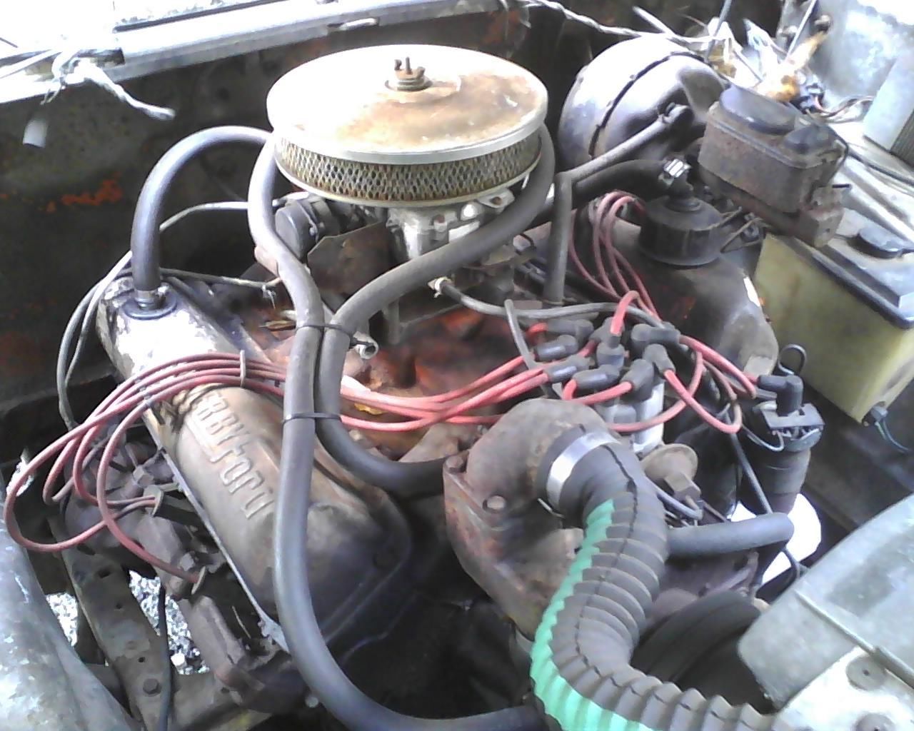 1976 Orange/White Ford F-350 Box Truck