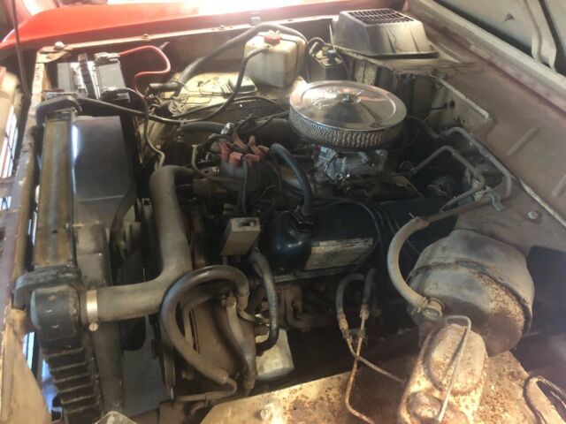 1976 Red Ford Bronco SUV