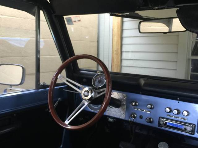 1976 Blue Ford Bronco Convertible
