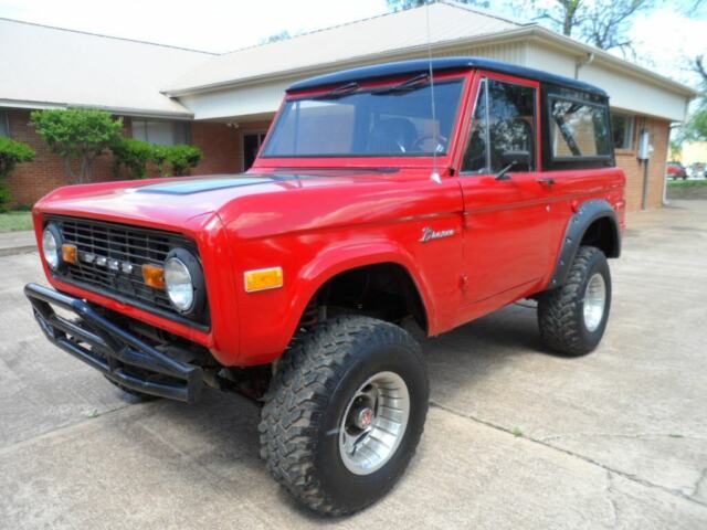 1976 Blue Ford Bronco Convertible