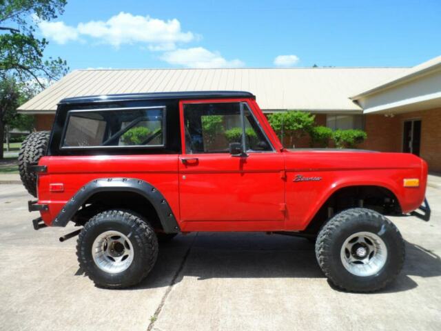 1976 Blue Ford Bronco Convertible