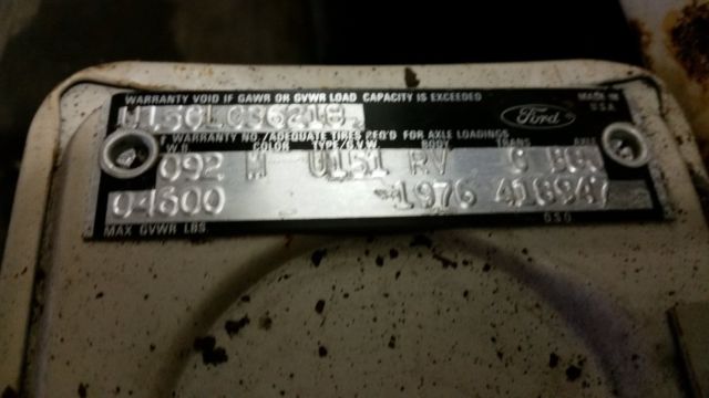 1976 White Ford Bronco