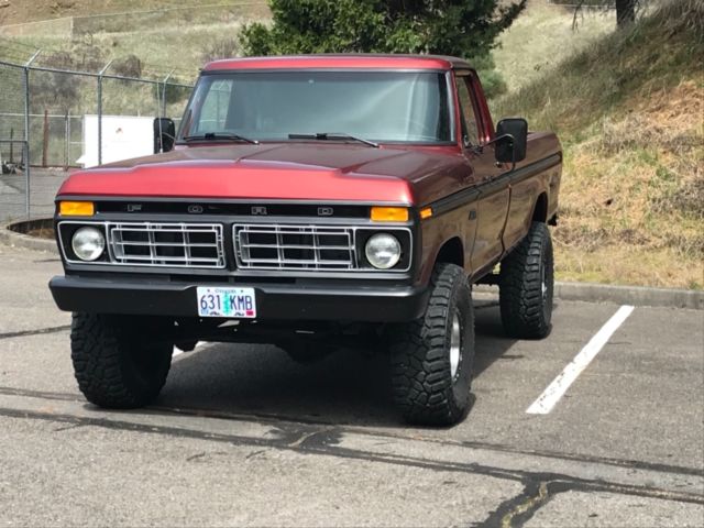 1976 Red Ford F-100 Pickup