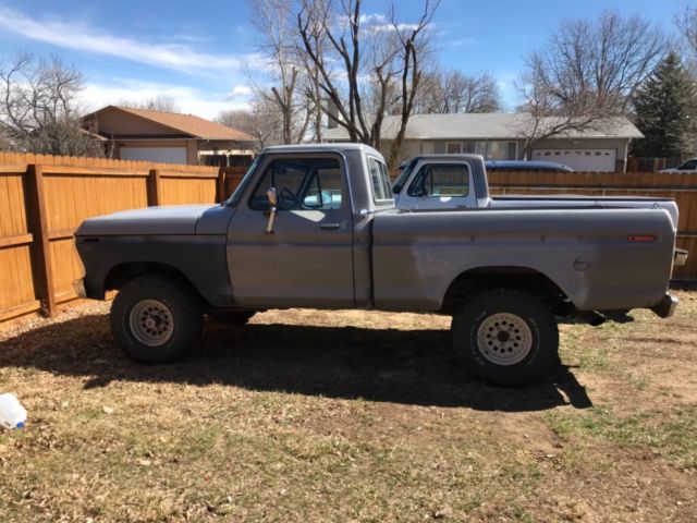 1976 Primer Ford F-100 Standard Cab Pickup