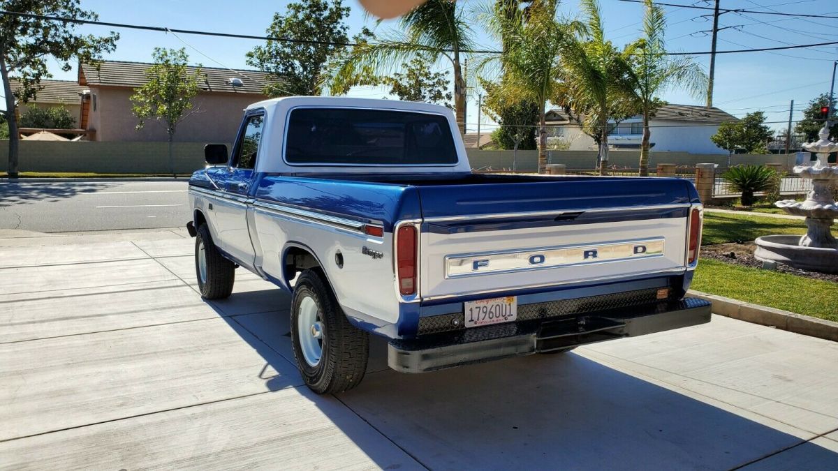1976 Black Ford F-100 Pickup Truck