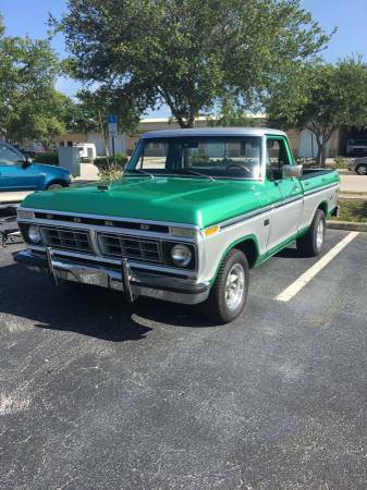 1976 Green Ford F-100 Truck