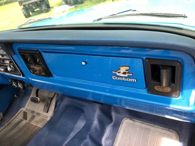 1976 Blue Ford F-150 Standard Cab Pickup