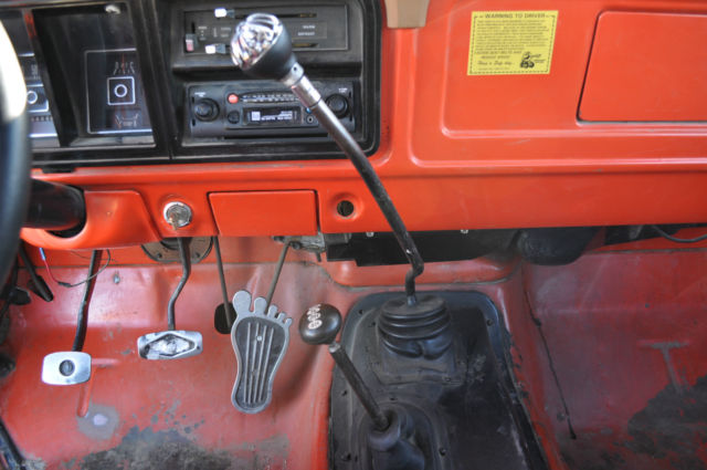 1976 Orange Ford F-150 Standard Cab Pickup