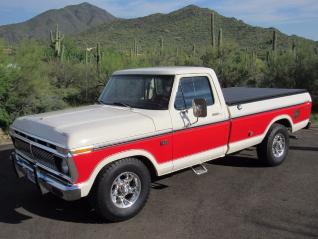 1976 White Ford F-250 Standard Cab Pickup