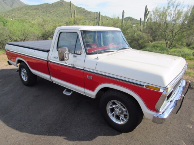1976 White Ford F-250 Standard Cab Pickup