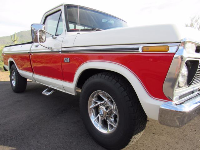 1976 White Ford F-250 Standard Cab Pickup