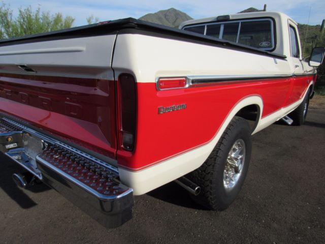 1976 White Ford F-250 Standard Cab Pickup