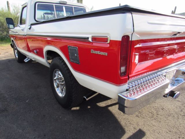 1976 White Ford F-250 Standard Cab Pickup