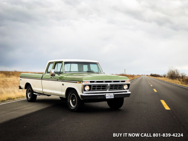 1976 Green Ford F-250 Extended Cab Pickup