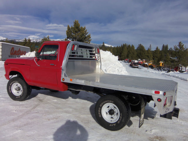 1976 Red Ford F-250 Crew Cab Pickup