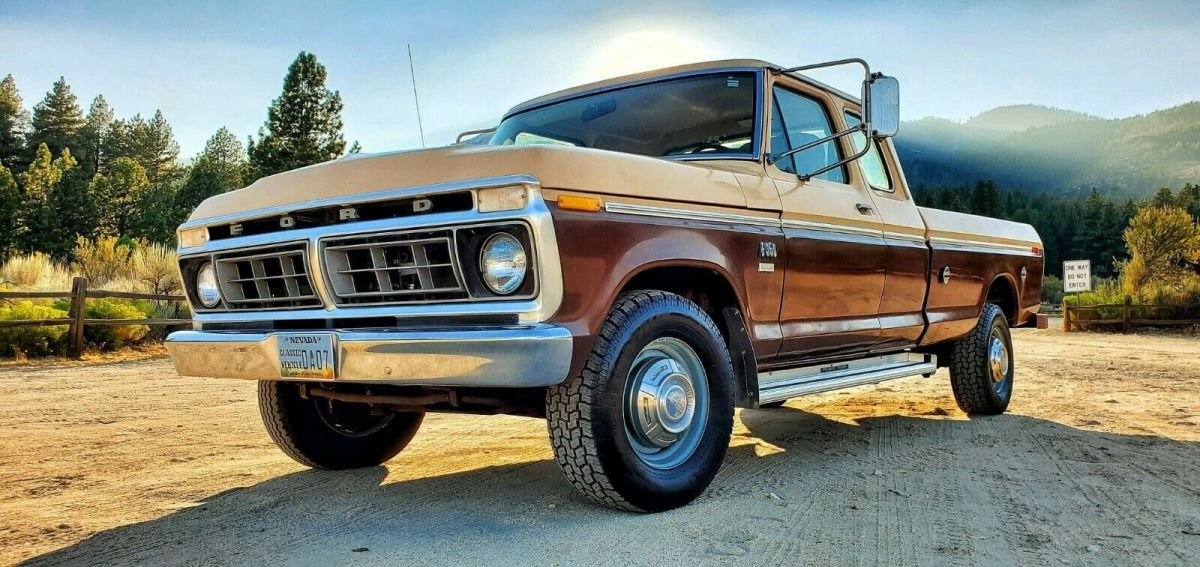 1976 Brown Ford F-350 Extended Cab Pickup